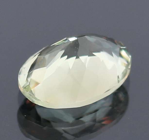 Brilliant 5.41ct natural platinum green Amethyst