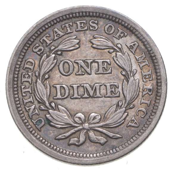 1853 Seated Liberty Dime