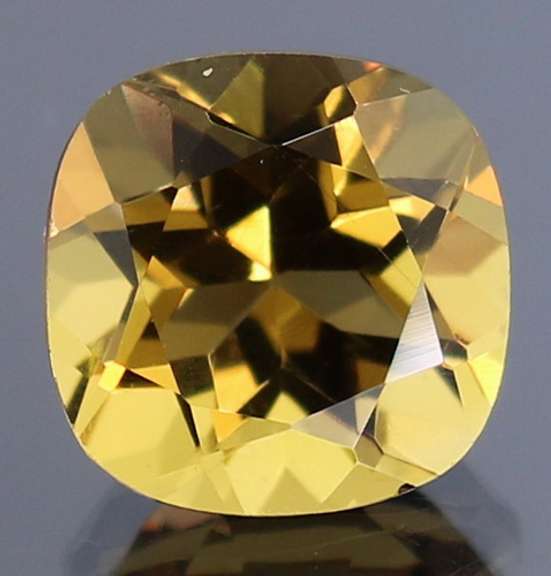 Glistening 7.06ct cushion cut whiskey Citrine