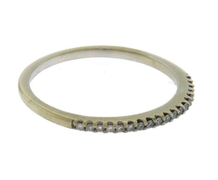 Elegant White Gold Diamond Band