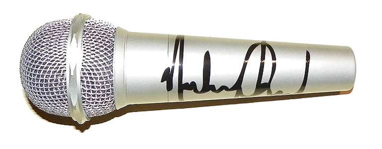 Michael Jackson Facsimile Signed Microphone