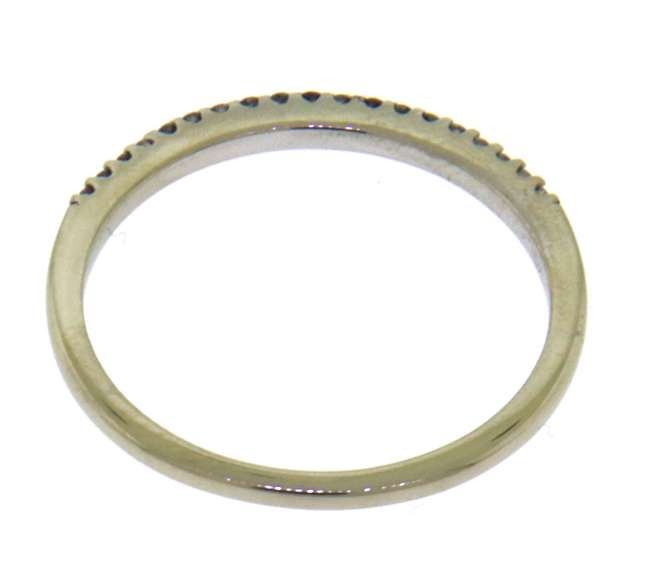 Elegant White Gold Diamond Band