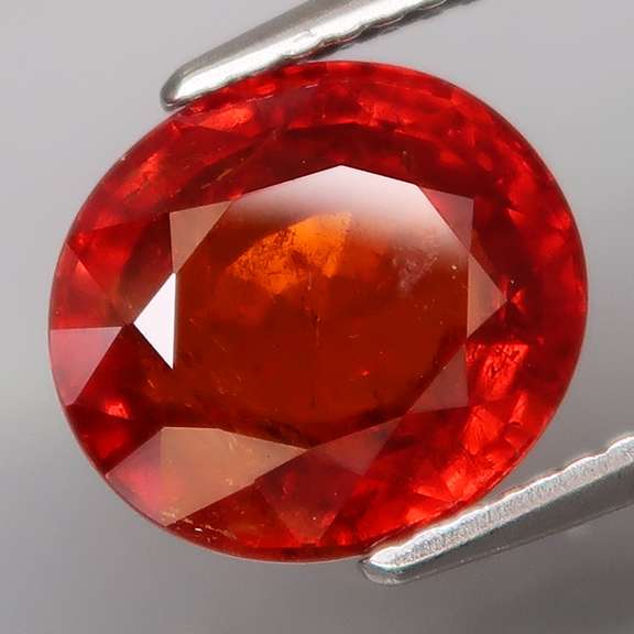 Rich 4.63ct red orange natural Garnet