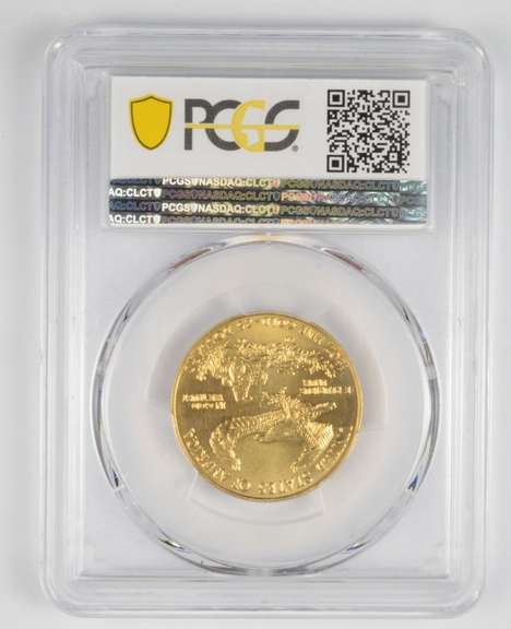 MS67 1992 $25 American Gold Eagle 1/2 Oz - Mint Error - PCGS