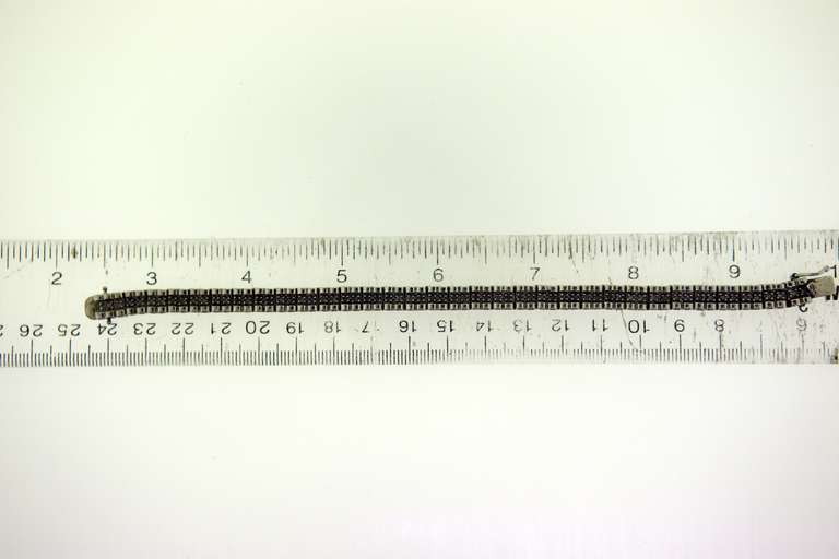 Sterling Silver Diamond Bracelet