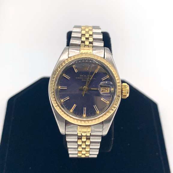 Ladies Two Tone Oyster Perpetual Watch