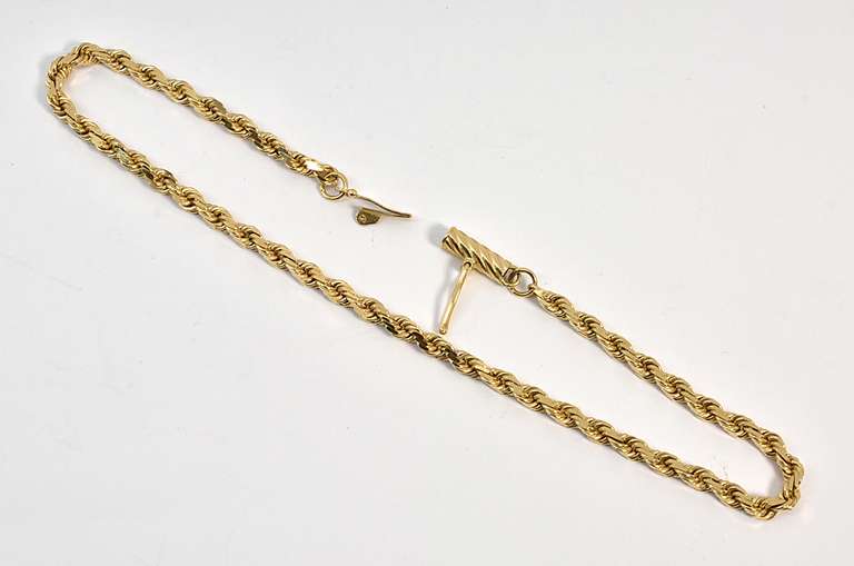 Popular Diamond Cut Rope Bracelet