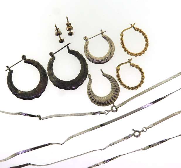 Lot of Vintage Sterling Silver Mis Jewelry