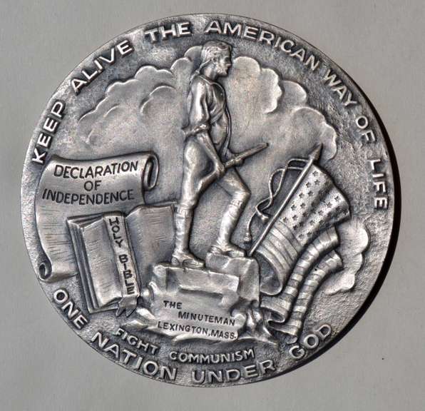 Uncle Sam Sesquicentennial 1812-1962 .999 Silver 3 Inch Medal