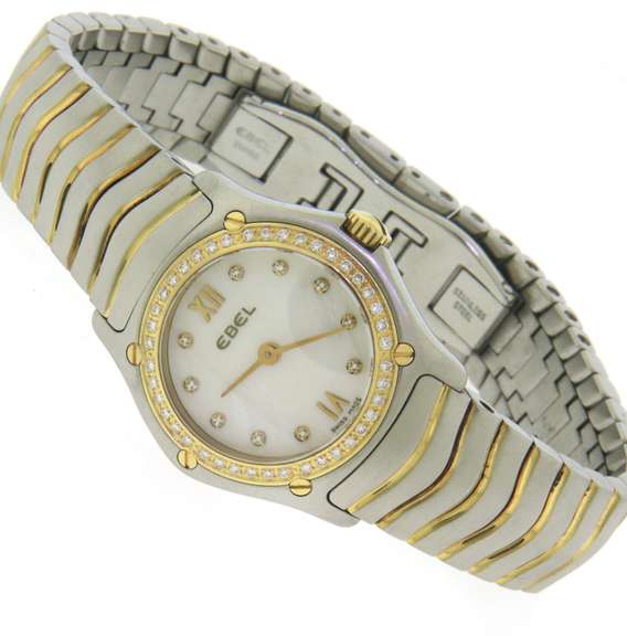 Ebel Classic Wave Mini 2 Tone on Bracelet Ladies Watch