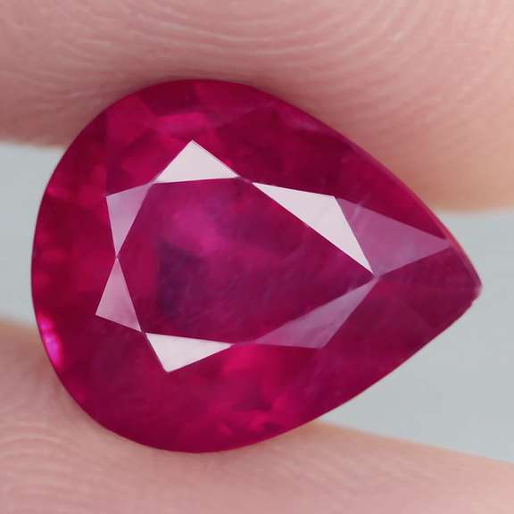 Glistening 5.68ct blood red Ruby