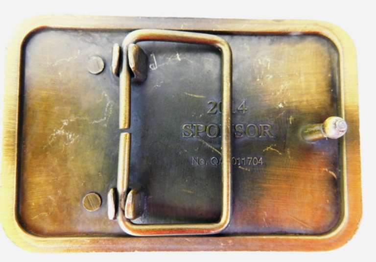 Freedom Is Not Free Brass Belt Buckle