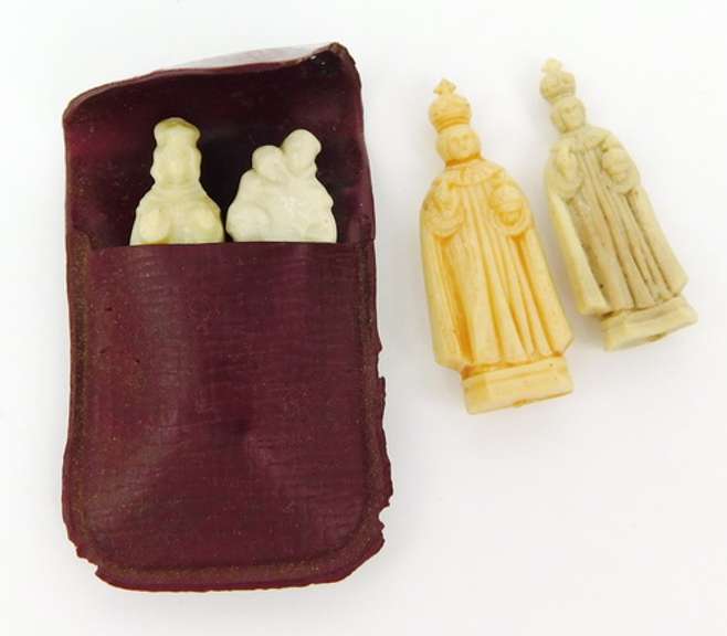 Vintage Traveling Icon Saints with Pouch
