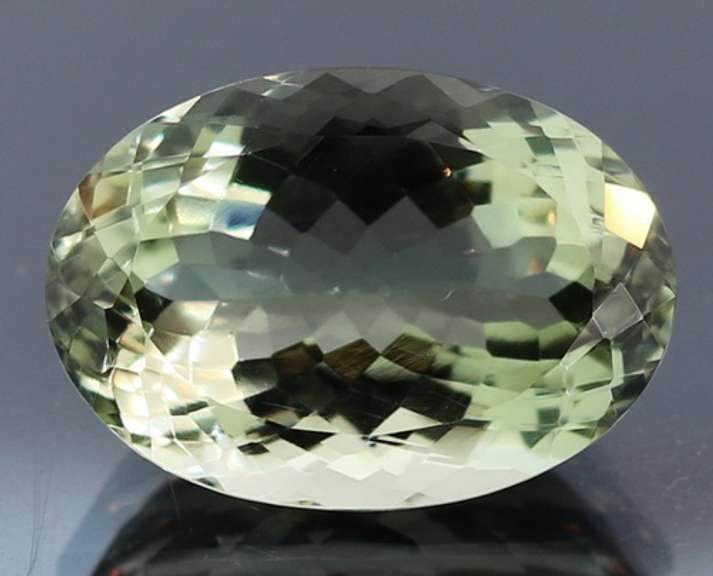 Brilliant 16.37ct natural platinum green Amethyst