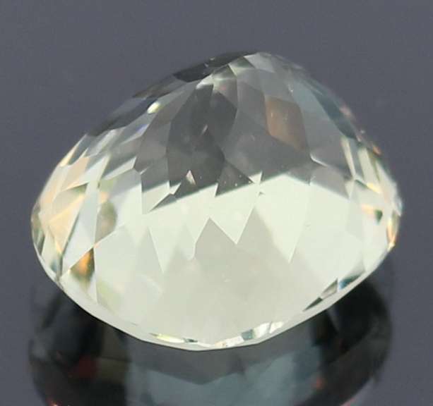 Brilliant 11.4ct platinum green Amethyst