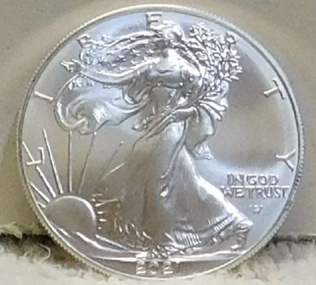 2021  Type 2 Unc Silver Eagle  JUST RELEASED !