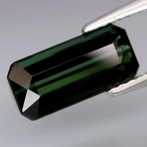 Sultry 2.74ct untreated eye clean dark green Tourmaline