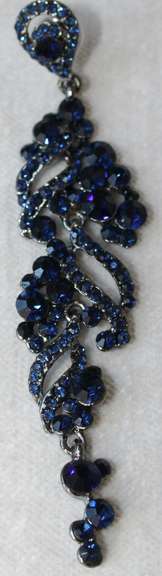 Set of Sapphire Color Fashion Design Earrings