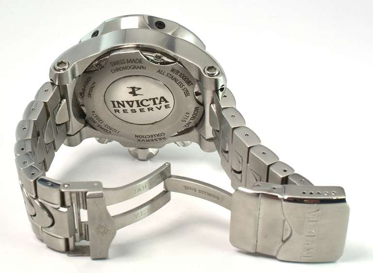 Yellow Dial Invicta Reserve Chronograph Watch