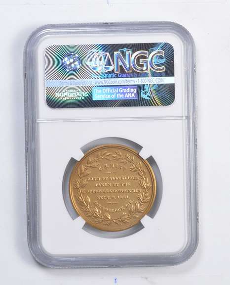MS66 Oath Of Allegiance - Bronze Restrike 31mm - J-CM-2 - Graded NGC