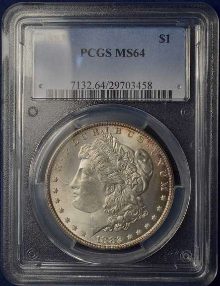 1882 MS64 Morgan $ PCGS
