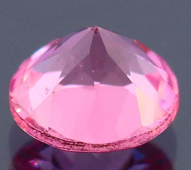 Top grade 5.42ct vivid pink created Sapphire