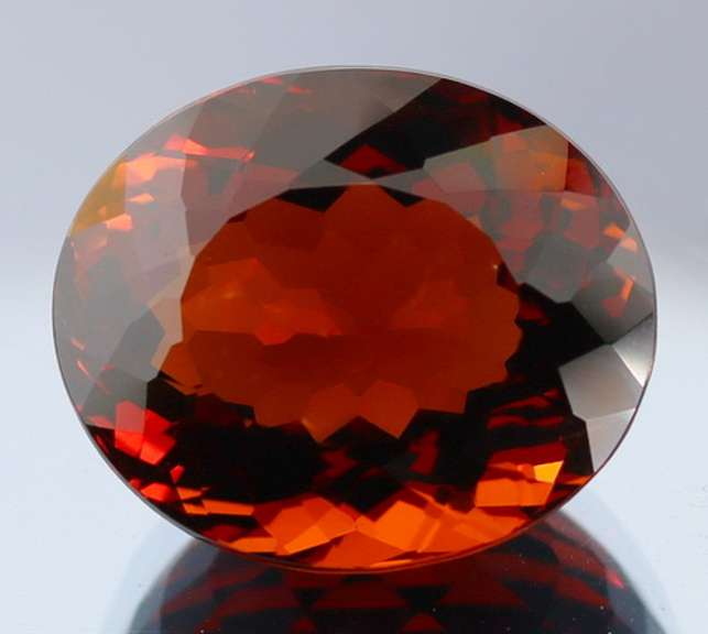 Colossal 48.51ct top Madeira created Citrine