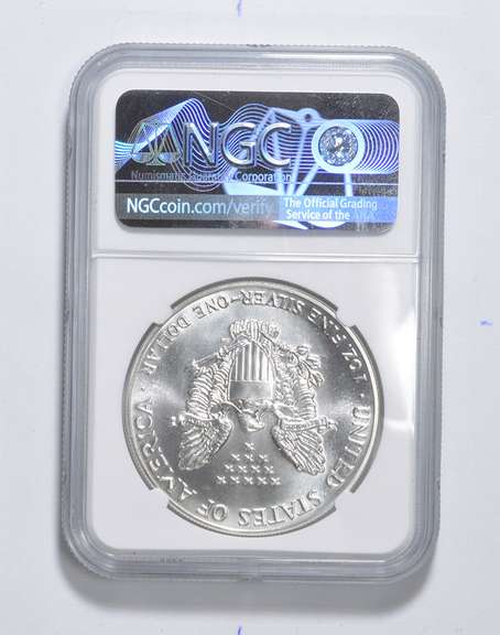 MS70 1988 American Silver Eagle - Graded NGC