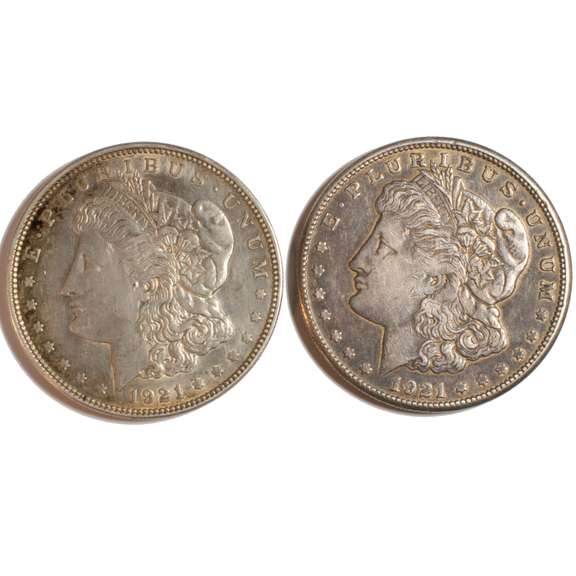 1921 1921 S Morgan Dollars
