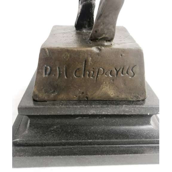 Free as Bird Elegant Woman Bronze Sculpture