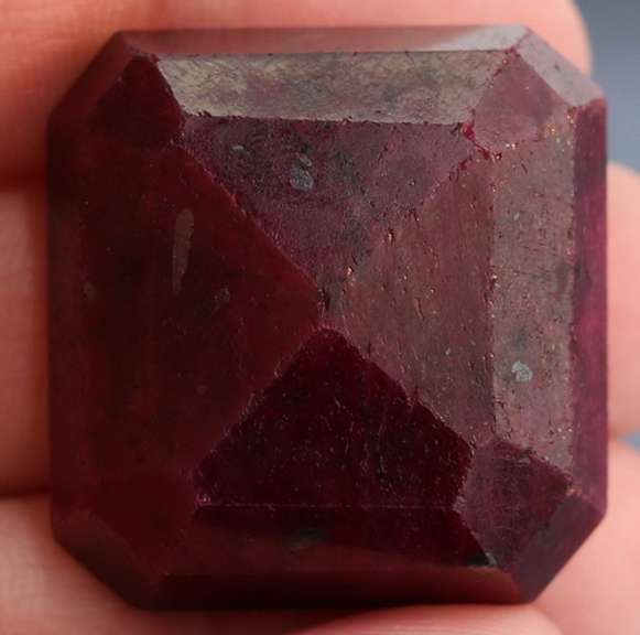 Fiery 177.5ct rich red Ruby