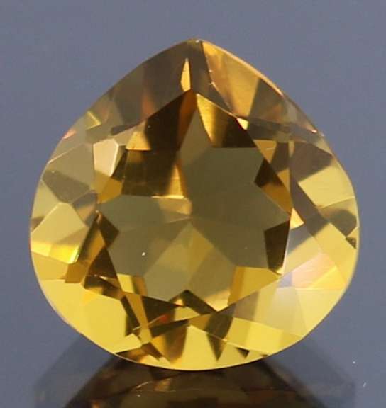Superb 6.42ct pear cut Citrine