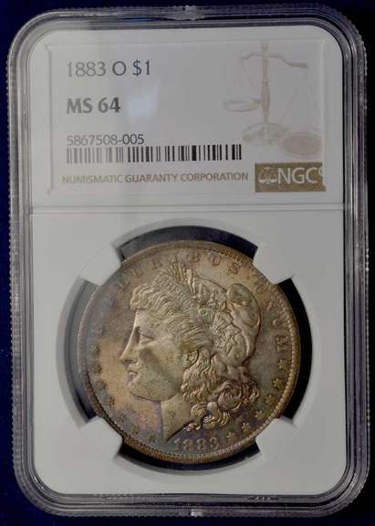1883-O MS64 Morgan $ NGC