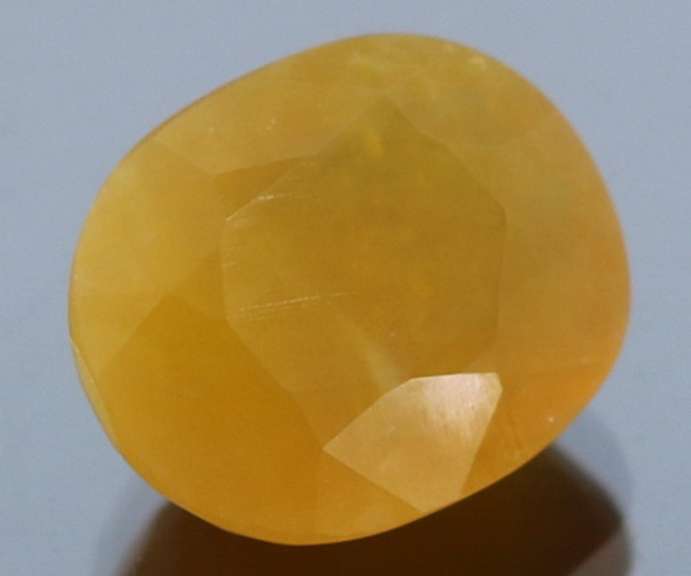 Amber color 12.48ct Mexican Fire Opal
