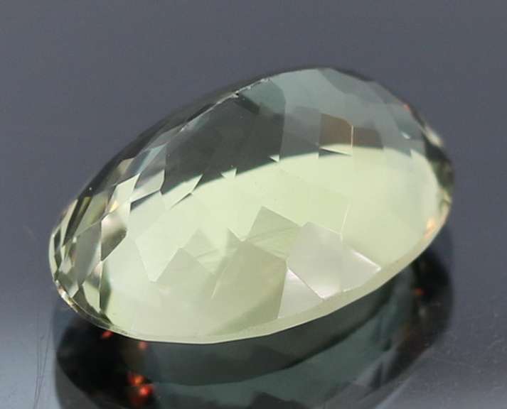 Brilliant 16.37ct natural platinum green Amethyst