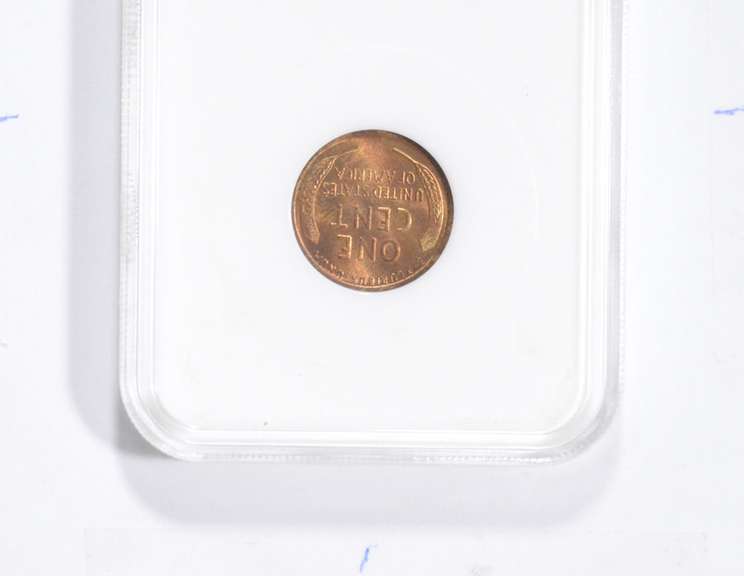 MS65 RD 1916 Lincoln Wheat Cent - Graded NGC