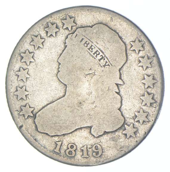 1819 Liberty Cap Quarter - B-3