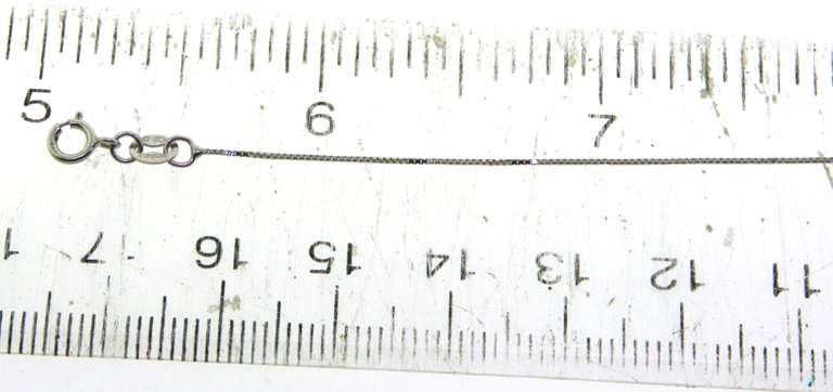 Sterling Silver Tiny Chain Necklace