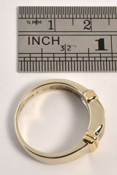 Man's WG and Diamond Ring