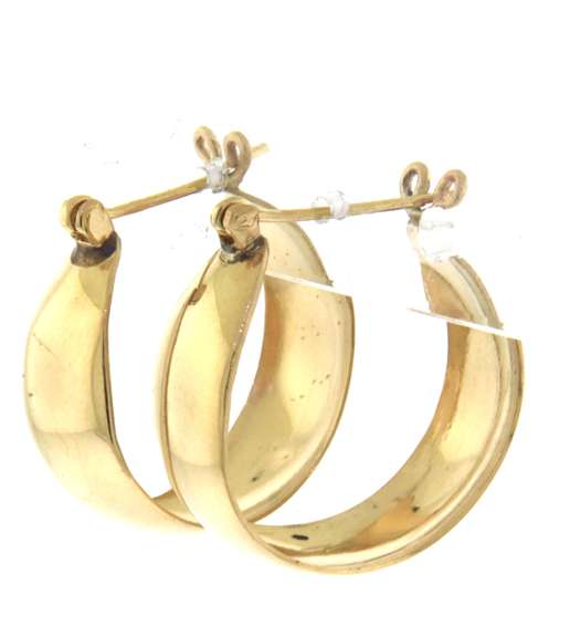 Popular Yellow Gold Hoop Earrings
