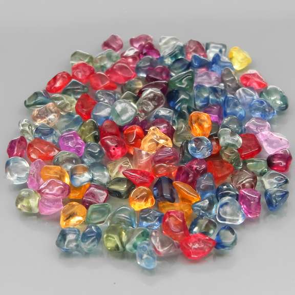 Amazing 24.20ct fancy color unshaped Sapphire set