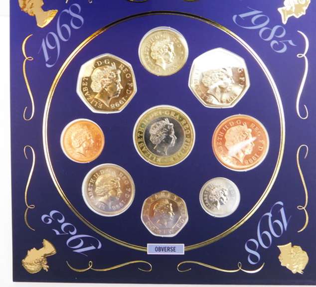 1998 UK Uncirculated Portrait Change Coin Set