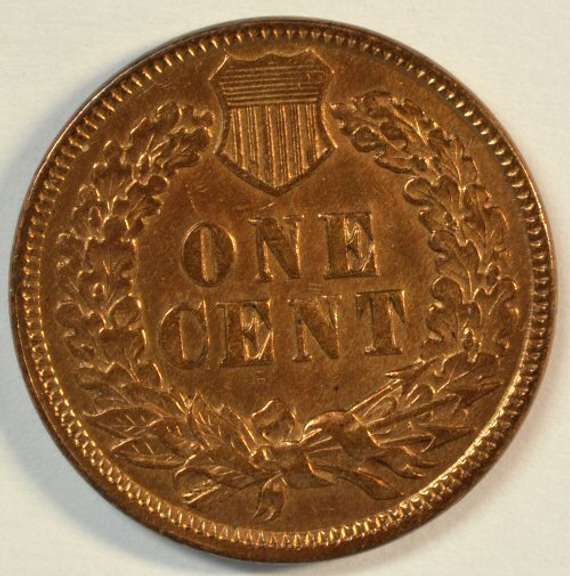 Rare 1872 Indian Head Cent. Uncirculated Details