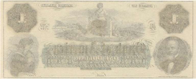 Gem Crisp 1800's $1 Note Bank Of America Providence Rhode Island!