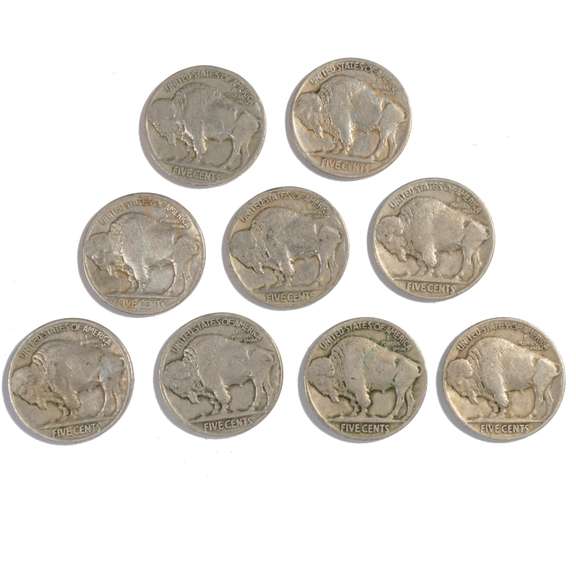 Full Date Early Buffalo Nickel Lot
