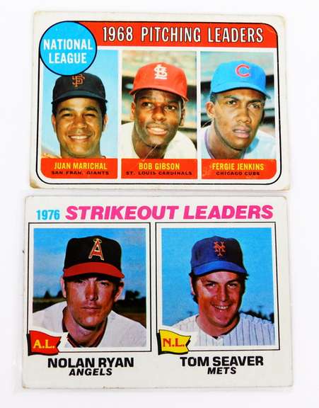 2 Topps Leader Baseball Cards
