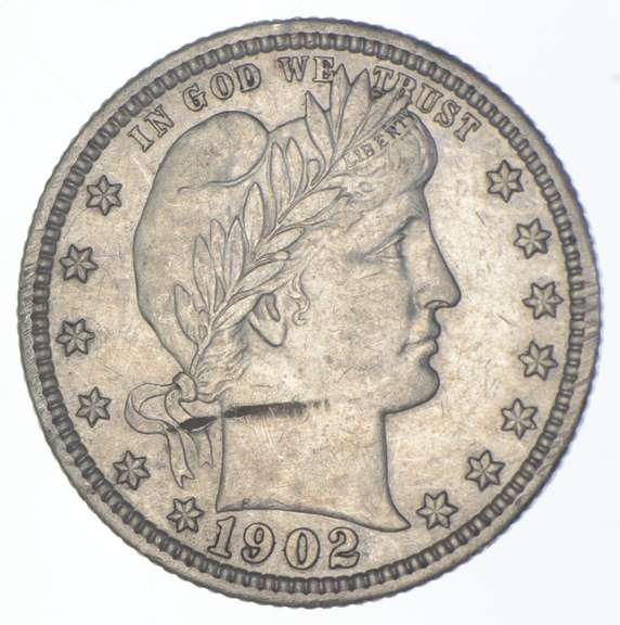 1902-O Barber Quarter