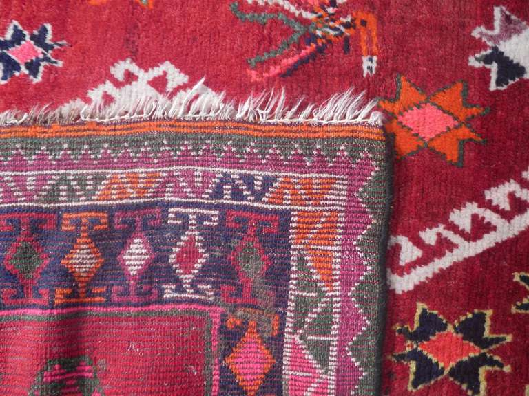 Handmade Turkish Rug 7.0x4.1