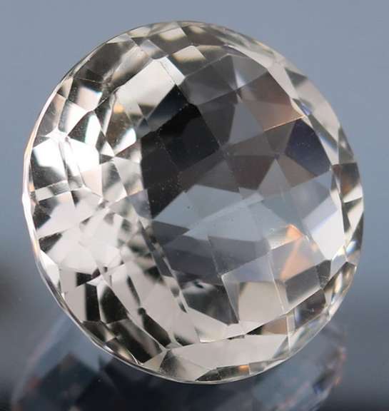 Massive 86.62ct checker cut untreated Quartz