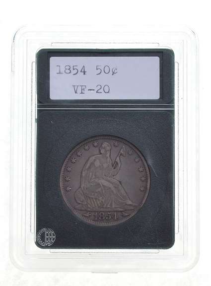 1854 Seated Liberty Half Dollar
